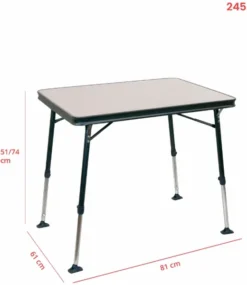 Crespo Campingtafel - AP-245 - 80 X 61 Cm 11 Crespo Campingtafel - AP-245 - 80 X 61 Cm -Kampeerclub 1151330 12 1 1