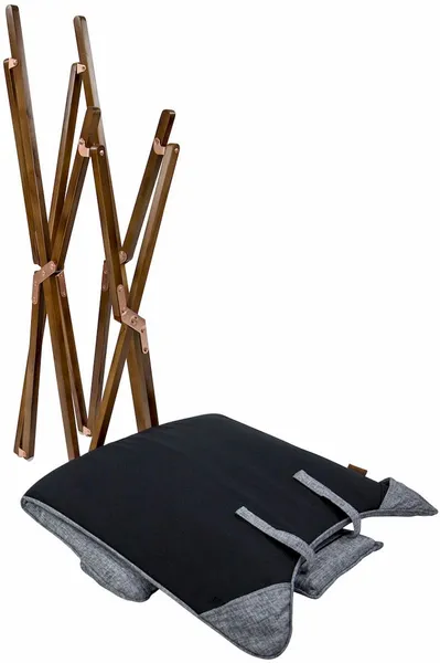 Bo-Camp Urban Outdoor Bloomsbury Vlinderstoel - Grijs - M 7 Bo-Camp Urban Outdoor Bloomsbury Vlinderstoel - Grijs - M - Afbeelding 7