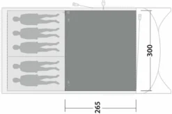 Outwell Greenwood 5 Vloerkleed - Grijs - 265 X 300 Cm 5 Outwell Greenwood 5 Vloerkleed - Grijs - 265 X 300 Cm -Kampeerclub 1235 1900 greenwood 5