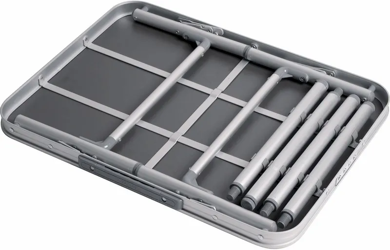 Bo-Camp 60 X 45 Campingtafel - Grijs 3 Bo-Camp 60 X 45 Campingtafel - Grijs - Afbeelding 3