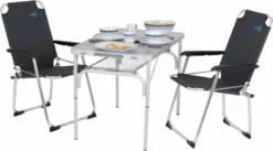 Bo-Camp Premium 90 X 60 Koffermodel Campingtafel - Grijs -Kampeerclub 1404402 14 resultaat