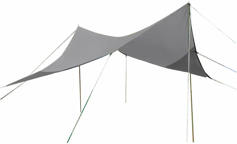 Bo-Camp Travel Tarp - 4-hoekig - 500 X 500 Cm 1 Bo-Camp Travel Tarp - 4-hoekig - 500 X 500 Cm