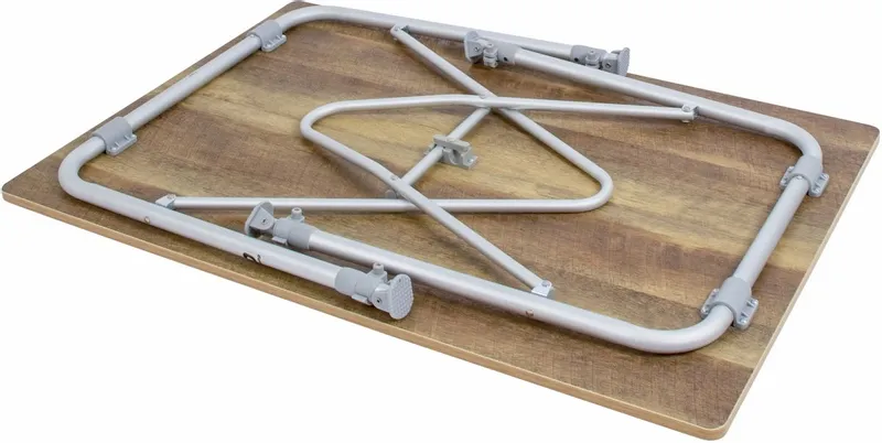 Bo-Camp Feather 100 X 70 Cm Campingtafel - Bruin 7 Bo-Camp Feather 100 X 70 Cm Campingtafel - Bruin - Afbeelding 7