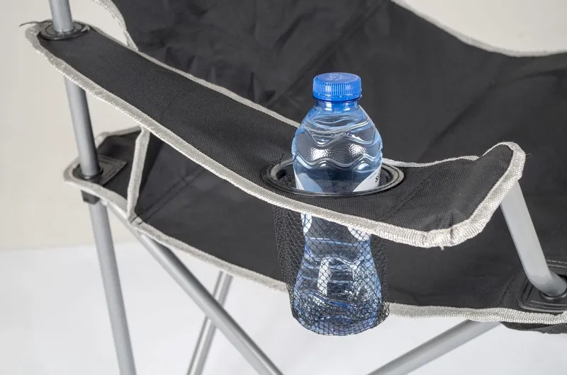 Camp Gear Compact Vouwstoel - Zwart 5 Camp Gear Compact Vouwstoel - Zwart - Afbeelding 5