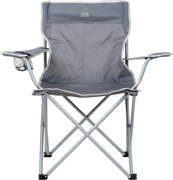 Camp Gear Compact Vouwstoel-Grijs 2 Camp Gear Compact Vouwstoel-Grijs - Afbeelding 2