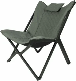 Bo-Camp Industrial Molfat Relaxstoel - Groen/Grijs -Kampeerclub 900 865 1200353 02