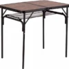 Bo-Camp Industrial Decatur 90 X 60 Campingtafel - Zwart/houtlook