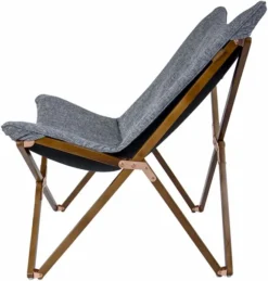 Bo-Camp Urban Outdoor Bloomsbury Vlinderstoel - Grijs - M 14 Bo-Camp Urban Outdoor Bloomsbury Vlinderstoel - Grijs - M -Kampeerclub 942 900 1200369 4