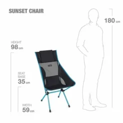 Helinox Sunset Chair Campingstoel - Groen -Kampeerclub 99775 helinox sunset chair lichtgewicht stoel 1