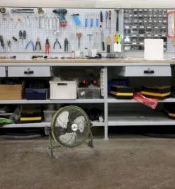 Bestron Snoerloze Vloerventilator - Oplaadbare Accu -Kampeerclub bestron vloerventilator 2