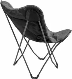 Bo-Camp Urban Outdoor Grainger Vlinderstoel - Antraciet 13 Bo-Camp Urban Outdoor Grainger Vlinderstoel - Antraciet -Kampeerclub bo camp grainger vlinderstoel grijs 10