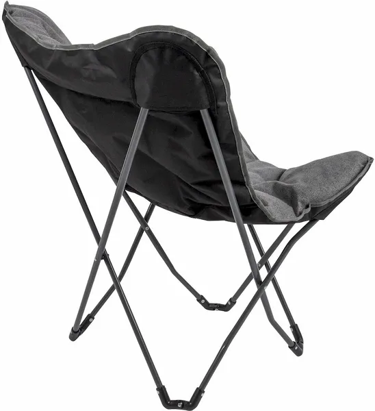 Bo-Camp Urban Outdoor Grainger Vlinderstoel - Antraciet 5 Bo-Camp Urban Outdoor Grainger Vlinderstoel - Antraciet - Afbeelding 5