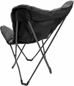 Bo-Camp Urban Outdoor Grainger Vlinderstoel - Antraciet 15 Bo-Camp Urban Outdoor Grainger Vlinderstoel - Antraciet -Kampeerclub bo camp grainger vlinderstoel grijs 14