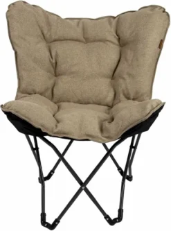 Bo-Camp Urban Outdoor Grainger Vlinderstoel - Beige -Kampeerclub bo camp grainger vlinderstoel beige 4