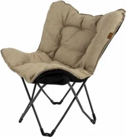 Bo-Camp Urban Outdoor Grainger Vlinderstoel - Beige -Kampeerclub bo camp grainger vlinderstoel beige 6