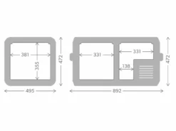 Dometic CFX3 75 Beschermhoes -Kampeerclub cfx3 75