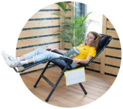 Crespo Air-Deluxe AP-232 Relaxstoel - Zwart 13 Crespo Air-Deluxe AP-232 Relaxstoel - Zwart -Kampeerclub toppy s testpanel 4