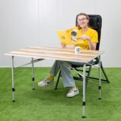 Dometic Zero Light Oak Large Campingtafel - 120 X 70 Cm -Kampeerclub zerolightoaklarge 4